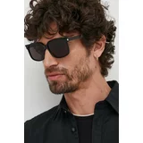 Saint Laurent Sončna očala moški, črna barva