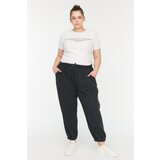 Trendyol Curve Anthracite Knitted Jogger Sweatpants Cene