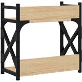  Stalak za pisač 2 razine boja hrasta sonome 40x20x40 cm drveni | shoptok.hr