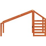 vidaXL Streha za otroško posteljo voščeno rjava 198x97x113 cm borovina | Shoptok.si