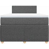  Krevet box spring s madracem tamnosivi 120 x 190 cm tkanina | shoptok.hr