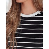 DStreet T-shirt damskie basic w paski LINESS czarny | Shoptok.si