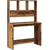  Radni stol s policama boja drva 102x45x148 cm konstruirano drvo | Eponuda.com