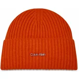 Calvin Klein Kapa Ck Must Logo Beanie K60K611401 Oranžna