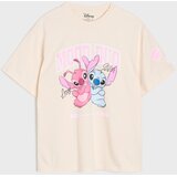 Sinsay Pamučna majica s printom Stitch | shoptok.hr