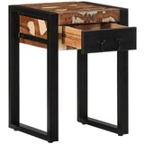 vidaXL pomoćni stolić višebojni 35x35x50 cm puno drvo obrađeno | shoptok.hr