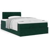  Otomanski krevet s madraca tamnozeleni 120x190 cm baršunasti | shoptok.hr