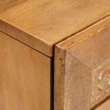 vidaXL Nočna omarica Svetlo rjava 50 x 33 x 60 cm trden mangov les | Shoptok.si