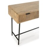 Marckeric Pomoćni stol od masivnog manga u prirodnoj boji 38x100 cm Mundra – | shoptok.hr