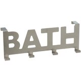 Casa Selección Kovinski obešalnik za vrata v mat srebrni barvi 32 cm Bath – | Shoptok.si