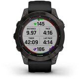 Garmin Sportki GPS sat Fenix Sapphire Solar Carbon Gray (Crni) | ePonuda.com