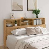 vidaXL Stenska omarica artisian hrast 200x19x103,5 cm inženirski les | Shoptok.si