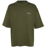 Trendyol Muška majica TMNSS23TS00084, Kaki Cene