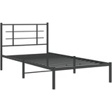 vidaXL okvir za krevet s uzglavljem crni 107x203 cm | shoptok.hr