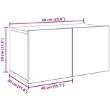  Komplet TV omaric 10 pcs 180 x 30 x 30 cm Črni hrast, (5000247721) | Shoptok.si