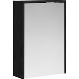  Kupaonski ormar s ogledalom Crni hrast 43 x 16 x 62.5 cm | shoptok.hr