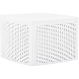  Bočni stol bijeli 54 x 54 x 36,5 cm plastični | shoptok.hr