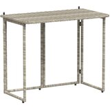  Sklopivi vrtni stol svijetlo sivi 90x51x75 cm poliratan | Eponuda.ba