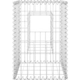  Gabionske stupne košare 2 kom 40 x 40 x 60 cm željezne | shoptok.hr