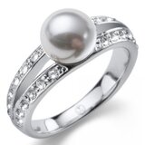  Ženski oliver weber pearl play crystal prsten sa swarovski perlom l ( 41156l ) | ePonuda.com