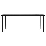  7-dijelni vrtni blagovaonski set s jastucima poliratan i staklo | shoptok.hr