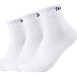 Skechers Športne nogavice 3PPK Unisex Mesh Ventilation Quarter Socks Bela Cene