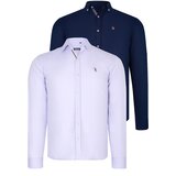 Dewberry DUAL SET G674 MENS SHIRTS-LACQUER-LILAC Cijene