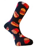 Socks Bmd muške čarape art.4686 fast food crne Cene