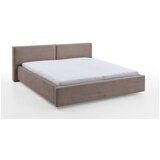 Meise Möbel Sivo-smeđi tapecirani bračni krevet 180x200 cm Cube – Cijene