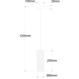Globo VISEČA SVETILKA KAROLO 10/120 cm E14 | Shoptok.si