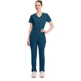  Ženske hlače DKE135 karipsko plava | shoptok.hr