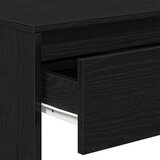  Konzolna stolica s ladicama Crni hrast 100 x 35 x 76,5 cm | Shoptok.si