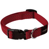 Rogz classic ogrlica za pse sa reflektujućim šavom m — 26–40 cm crvena | Eponuda.com