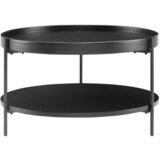 Livetastic Klubska Miza Rund, Črna | Shoptok.si