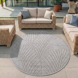 Ayyildiz Carpets Okrogla notranja in zunanja preproga v srebrni barvi ø 120 cm Nova 1203 – | Shoptok.si
