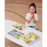 Viga drvena slagalica montessori 2u1 puzzle farm figure | shoptok.hr