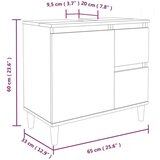  3-dijelni set kupaonskih ormarića boja hrasta sonome drveni | shoptok.hr