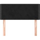  Uzglavlje crno 100x5x78/88 cm baršunasto | shoptok.hr