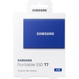 Samsung Zunanji SSD 2TB Type-C USB 3.2 Gen2 V-NAND UASP, T7, moder | Shoptok.si