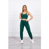 Kesi Set of top+pants green Cijene