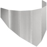  Ograda oko Travnjaka 100 x 45 cm Čelik Srebrna - Nehrđajući čelik 1 | shoptok.hr