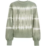 WE Fashion Sweater majica ecru/prljavo bijela / maslinasta