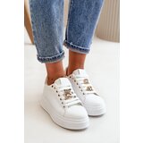 Kesi Women's platform sneakers with a teddy bear white Vailina | shoptok.hr