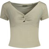 Guess Jeans GREEN WOMEN&#39;S SHORT SLEEVE T-SHIRT Cijene