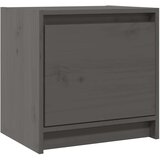  Noćni ormarići 2 kom sivi 40 x 30 5 x 40 cm od masivne borovine | shoptok.hr