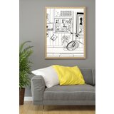 Wallity uramljena slika Lmnmdl23, 33x48 cm | ePonuda.com