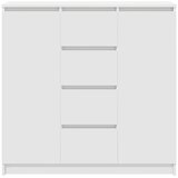  Komoda s ladicama bijela 100,5x35x98,5 cm konstruirano drvo | shoptok.hr