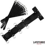 LATETOBED BDSM Line Behind Back Adjustable Harness Black | Shoptok.si