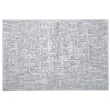 podmetač SCRIBLE, PVC ,srebrni, 27009