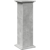  Stalak za izložbu s spremištem boja betona 31x30x90 cm drveni | shoptok.hr